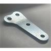 Generico Piastrina Specchietto Doppio foro Lato Sinistro compatibile con Vespa PX 125 150 200 E/Arcobalen/Millenium