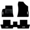 QUEMAR Tappetini Auto per Peugeot 3008 I, Bordo Perla, 4 Ricami | 2009-2016 / Kit Tappeti Moquette e Gomma su Misura / Set 2 Anteriori + 2 Posteriori / Ricami e Colori Personalizzati