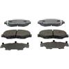 FERODO Kit pastiglie freni Anteriore con segnalatore acustico usura senza accessori FDB1658 Compatibilità con HONDA CR-V II RD Accord VII Sedan CL, CN CIVIC X 2 volumi/Coda spiovente FC, FK PILOT