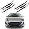 Bonfinity 2 Adesivi Auto a Forma di Graffi Tuning Sport | Stickers Adesivi Moto Macchina Esterni 40 x 3 cm (Nero)