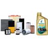 ricambi auto smc KIT TAGLIANDO CON 4 FILTRI MISTI (FILTRO OLIO, FILTRO ARIA, FILTRO CARBURANTE E FILTRO ABITACOLO) + 4 LITRI DI OLIO MOTORE SELENIA WR 5W40