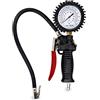 Oxfo Pistola MANOMETRO per COMPRESSORE GONFIAGGIO GOMME Pneumatici Auto Professionale