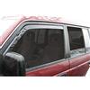 J&J AUTOMOTIVE HEKO Deflettori per Mitsubishi Shogun 3 Berlina 1991-2000 | 2 deflettori HEKO per Mitsubishi Shogun 3/5-Porte Berlina, PMMA 3 mm, fumé, canale del finestrino.