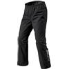 REV'IT! Revit Acid 4 H2O Pantaloni da pioggia moto, nero, 3XL