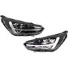 EVEKHAHHRB 1 Coppia Per Ford Per Focus MK4 IV 2019-2021 Per Fari A LED ST-Line Trend Sequenziale Indicatori Di Direzione Anteriori Assemblaggio Lampade Gruppo Faro Anteriore Fari