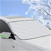 PWJLXY Telo Parabrezza Auto Antigelo per Lancia Ypsilon 2024, Copertura Parabrezza Inverno Copri Parabrezza Auto Contro Neve Ghiaccio Gelo