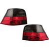 KITT Keep driving with us! KITT RV02DRS - Fanali posteriori compatibili con Golf 4 IV 1997-2004, colore: Rosso fumo