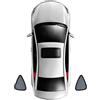 ZIROXI Parabrezza Lunotto Finestrini laterali Tendine Parasole per Volkswagen Tiguan 2011 2012 2013 2014 2015 2016 Ombreggiatura UV Privacy Magnetiche Accessori,2*TriangularWindows