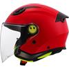LS2, Casco Moto Jet Bambino FUNNY II SOLID Gloss Red, S