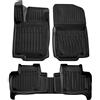 J&J AUTOMOTIVE SCOUTT Tappetini Auto in Gomma Su Misura per Mercedes W166 ML 2011-2015, Set da 5 Pezzi, Tappeti 3D Design con Bordo Alto, Inodore, Qualità Premium