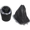 Amxaqjc Pomello Leva Cambio Per Chevrolet Per Aveo Per Sonic T300 2012-2017 Cambio Manuale Stick Maniglia Leva Cambiamento Della Copertura Leva Del Cambio Giacca Antipolvere Pomelli Leva(R 1 2 3 4 5 set)