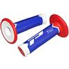 Progrip Rivestimento Maniglia ProProrip off Road 788 Tripla densità Special Edition Bianco/Blu/Rosso 115 mm (Coppia) (Cross-MX)