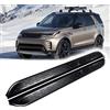 Yucisily 2 pedane laterali per Discovery 5 L462 2017-2026 in alluminio nero (con staffe)