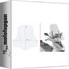 MOTOTOPGUN givi parabrezza trasparente 6114dt + attacco compatibile con kymco agility 300-350 r16 2019 2020 2021 2022 2023 2024 MOTOTOPGUN