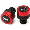 chennini Tappo per foro specchietto retrovisore moto Per MV Agusta F3 675 800 Brutale 1000 Turismo Veloce RC Motocicletta M10 * 1.25 Viti In Alluminio Bulloni Specchio Foro Spine Tappo(Red)