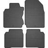 FROGUM El Toro Set di tappetini in gomma per Nissan Note I 2006-2012 | Materiale resistente | Bordo protettivo di 1-5, cm