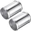 DMiotech 2pz (63mm/2-1/2 OD x 60mm ID) 6061 Raccordo per Tubo Flessibile Alluminio 4 Lunghezza Connettore Tubo Intercooler Tubo Aspirazione Aria con Rotolo Perline