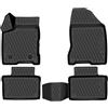 Element Set di Tappetini Auto in Gomma TPE 3D per Mercedes-Benz GLE-Class (W166) | 2015-2019 | Tappetini Auto Originali 100% Adatti, Tappetini Gomma Auto Universali Resistanti, Tappetini 3D per Auto