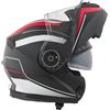BHR Casco Moto Modulare BHR 836 FLIP-UP, Casco Moto Apribile Omologato ECE 22.06 Con Schermo Parasole, Doppia Visiera Antigraffio e Sgancio Micrometrico, Utilizzo Touring e Cittadino, Cool Black L
