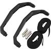 Ronyme Maniglie Di Appiglio per Moto, Maniglia Bracciolo Barra Di Sostegno Con Cinghie, Moto Passeggero Posteriore Manopola Sedile Corrimano Laterale per Tenere 700 Xt700z Xtz 700