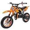 Generico Mini Cross Mini Moto minicross minimoto ORION 49cc 2 tempi: Gas Regolabile + Easty Start + Ruote 10 + Freni a disco + Filtro Aria Sportivo + Altezza Sella ca. 60cm + Garanzia 24 mesi COLORE ARANCIO