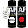 Alex Flittner Designs Auto Vernice Spray Set per Fiat 296A Bianco DivinoBase Trasparente 2x400ml con vernice spray trasparente