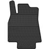 Wielganizator Tappetini in gomma su misura, compatibili con Mercedes Classe A W169 hatchback (2004-2012) tappetino anteriore sinistro per auto in gomma colore nero, con fissaggi inclusi
