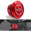 Bruce & Shark Coperchio Tappo Tappo Foro Telaio Rosso CNC Adatto per Yamaha per Tmax TMax 530 2005-2016