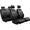 MOTOS Coprisedili universali Copri Sedile Auto per FIAT Panda con Sistema Airbag Attivo, Materiale a Tre Strati, Look Elegante, Personalizzazione Perfetta, Applicazione Versatile per Automobilisti e C