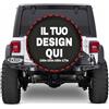 Generic Personalizzato copriruota di scorta il tuo quadro con foto e/o testo personalizzata copri ruota di scorta per Auto pneumatici universali 15 Pollici