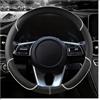 MEUZBFAQL Coprivolante Auto in Pelle per Audi a4 b7 Avant/a4 b8/a4 b8 s/a4 b8 Sport/a4 b8 Traspirante e Antiscivolo Copri Volante Accessori Auto Interno Regali per Donna e Uomo,O