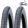 ECOVELO 2 PNEUMATICI DEESTONE 2 3/4-16 (80/90-16) COPPIA GOMME COPERTONI 6 PR PER APRILIA SCARABEO 50 2T DAL 93