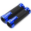 Voskooe manopole per moto Per SUZUKI BURGMAN 650 400 125 200 250 AN650 AN400 AN125 AN200 Accessori Moto Copri Manopole Manubrio CNC(Blue)
