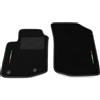 Somer Car Kit Tappetini Auto SOLO ANTERIORI 2pz compatibili con Peugeot 108 2014-2025 | Set 2 tappeti anteriori su misura in moquette, bandiera Italia