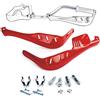 A-Pro Paramani Manubrio Protezione Moto Motocross Enduro Plastica Universale Rosso