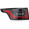 Punxdda Fanale posteriore esterno Per Land Per Rover Per Range Per Rover Sport L494 2014-2022 Luci Posteriori Completamente A Fumé Fendinebbia Freno Stop Avviso 1 Coppia Luci Posteriori Fanali posteriori(Red-