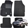 W-Parts SERIE 4 TAPPETI - TAPPETINI IN MOQUETTE NERI PER MEGANE III SW DAL 2008 AL 2016