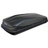 GEV Box Tetto Auto Portabagagli Easyblack, Nero Opaco Elegant- Baule da Tetto Aerodinamico per Auto, Montaggio Facile, Resistente e Sicuro per Viaggi e Vacanze (430 litri)