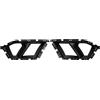 IMAWUHM Griglia Paraurti Anteriore Nero Lucido Presa D'aria Laterale Fendinebbia Cofano Telaio Aspirazione Griglia Copertura Per BMW G80 M3 G82 G83 M4 2021-2024 Radiatore(Aspetto in fibra di carbonio)