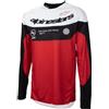 Alpinestars Pro-Dura Maglia da motocross, nero/rosso/bianco, 2XL