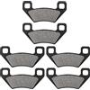 Road Passion Pastiglie Freno Anteriori e Posteriori per Arctic Cat 300 366 400 450 500 4x4 Prowler XT 550 650 XTX 700 EFI 750 XTZ 1000
