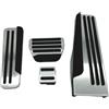 TINGYUS Auto Pedali Poggiapiedi Per G25 G35 G37 Q50 Q60 EX25 QX50 QX70 Auto Acceleratore Gas Pedali Del Freno Copertura Poggiapiedi Pedale Anti-Slip pastiglie Auto Pedale Pad(Footrest And AT 3 piece)