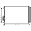 PRASCO Condensatore, Climatizzatore FD008C003 | Compatibile con: ABARTH 500 / 595 / 695, FIAT 500, 500 C, PANDA, PANDA VAN, FORD KA, LANCIA YPSILON