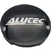 Alutec 1 coprimozzo Alutec 64 mm nero lucido (N32) logo argento (ALA) - originale copricerchione/coprimozzo/hubcap