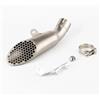 PACSCI Tubo scarico motocicletta Per Aprilia Per RSV4 1100 Factory Tuono V4 1100 Factory 2021-2024 Silenziatore Slip-on Tubo Collegamento Scarico Silenziatore Scarico Moto(B)