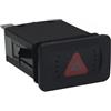 HUVNEXA Pulsante interruttore luce di emergenza lampeggiatore di emergenza, for VW, for Golf, MK4, for Bora, for Jetta, 1998-2006 1J0953235C controllo luci di emergenza for auto Interruttore di segnal