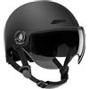 Bizhubmat Casco Scooter jets Moto Aperto Uomo Donna - Casco Di Sicurezza Per Moto Con Visiera Parasole, Ammortizzante Cascos Da Scooter, CascoAperto Da MotoPer Donna Uomo Adventure Outdoor Sportbike