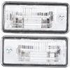 Kuuleyn Lampada targa, ABS Coppia di luce targa 8E0807430A 8E0807430B Adatta per A3 A4 A5 A6 C6 A8 D3 Q7 RS4