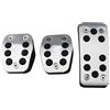 TPSOBRU Freno Frizione Pedale Per Ford Per Focus 2 MK2 3 MK3 Per Kuga Per Escape ST 2005-2019 MT/AT Gas Carburante Freno Frizione Copertura Pedas Copripedali Auto(3Pcs MT)