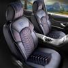 GIOVANNI BUTTI Coprisedili universali per auto e SUV - Coprisedili anteriori di alta qualità in velluto, colore nero e blu, compatibili con airbag, coprisedile auto, set di montaggio incluso
